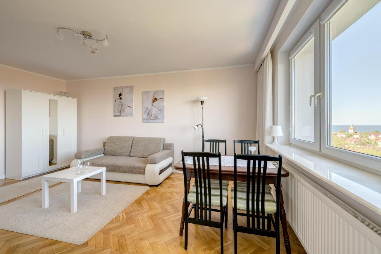 Dom & House - Studio Apartment With Sea View โซพอต ภายนอก รูปภาพ