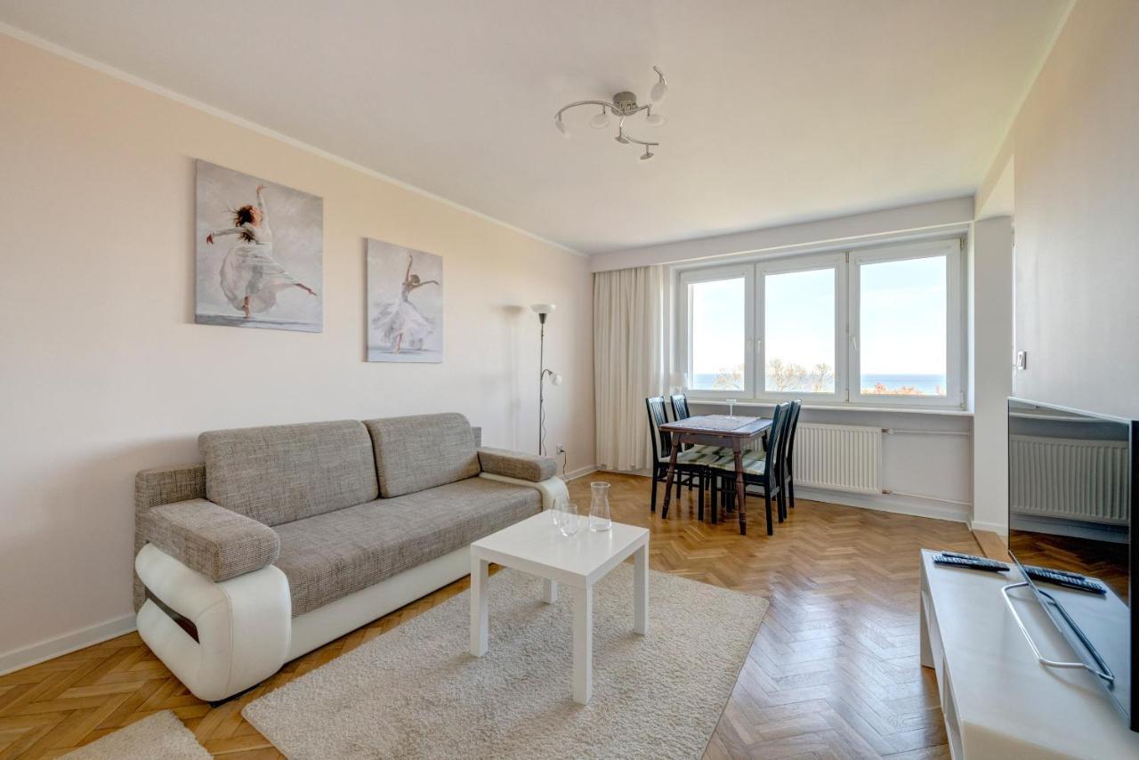 Dom & House - Studio Apartment With Sea View โซพอต ภายนอก รูปภาพ